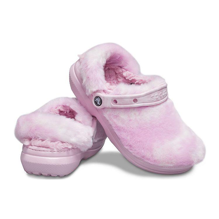 Crocs Classic Fur Sure Clogs Ballerina 'Pink White' 207303-6SU