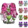 3/4 Sleeve Shirts For Women Cute Print Graphic Tees Blouses Casual Plus Size Basic Ruffled Sleeve Tops Pullover