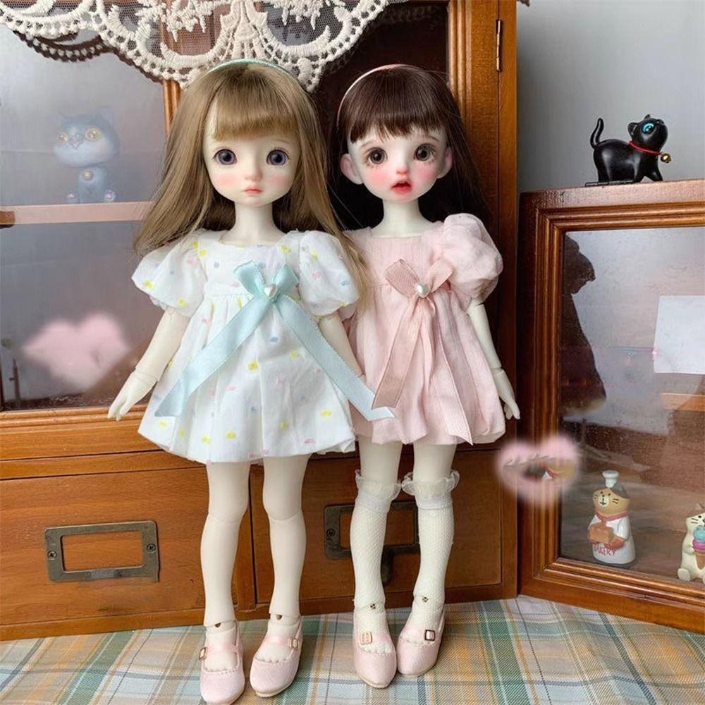 

Handmade Cloud Puff Skirt Fashion Dolls Princess Dress для ляльок 1/6 BJD 30 см 5