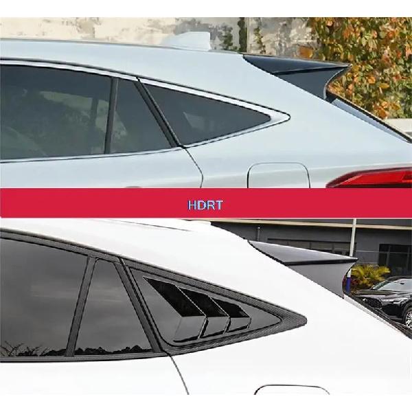 Car Styling Accessories For Toyota Harrier Venza + Rear Window Blind Shades Frame Louver Cover Exterior Sticker Trim Part