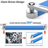 Offset Extension Wrench Set 1/2" 1/4" 3/8" Spanner Square Socket Drive Adapter Extender Long Handle Bar Tool Auto Repair