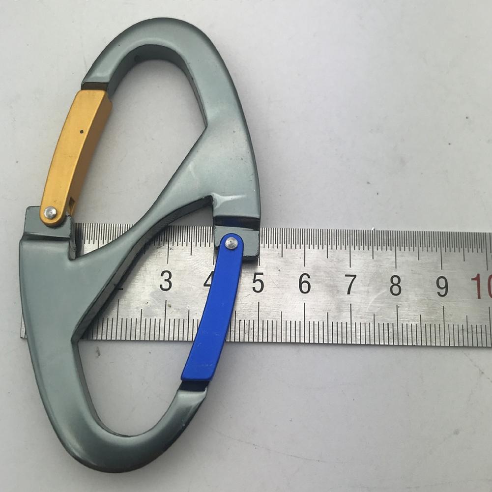 Aluminiumlegierung Outdoor Bergsteiger Karabiner Multifunktionale Sichere Schloss Schnalle