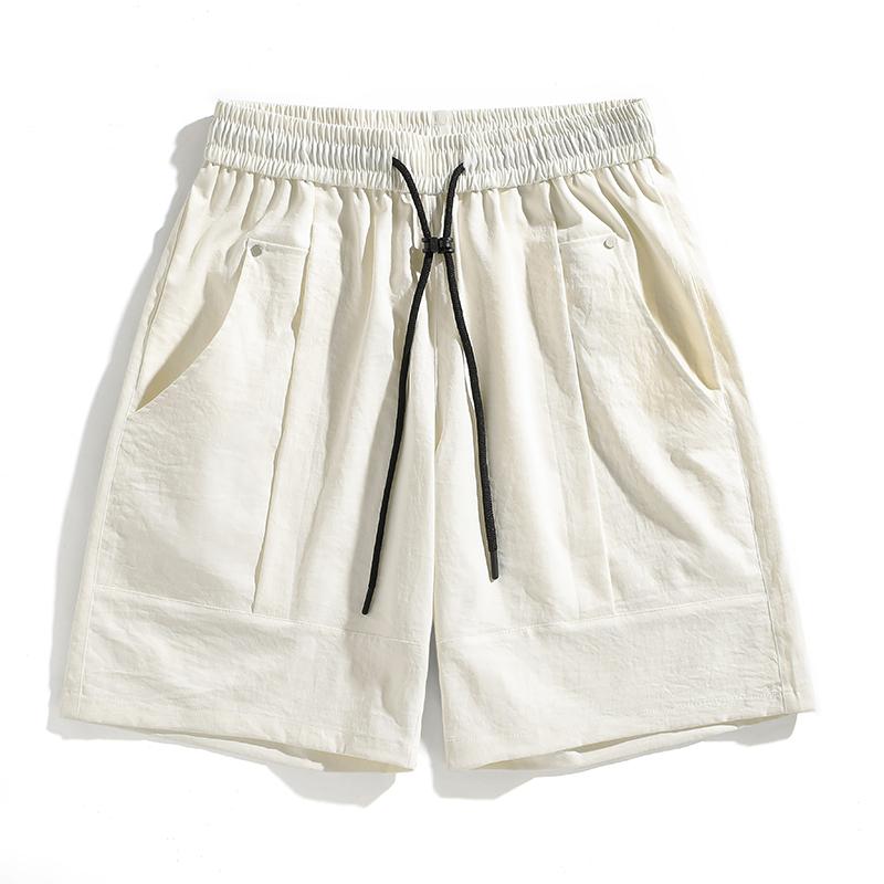 Men's Cargo Shorts Loose Straight Casual Sports Ice Silk Shorts