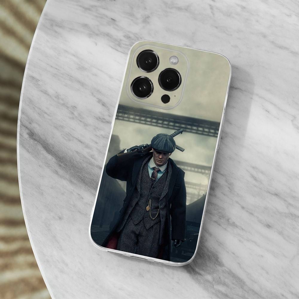 Movie P-Peaky B-Blinders HOT Phone Case For iPhone 16,15,14,13,12,11 Pro,Max,Plus,X,XS,XR,SE,Mini Transparent Soft Cover