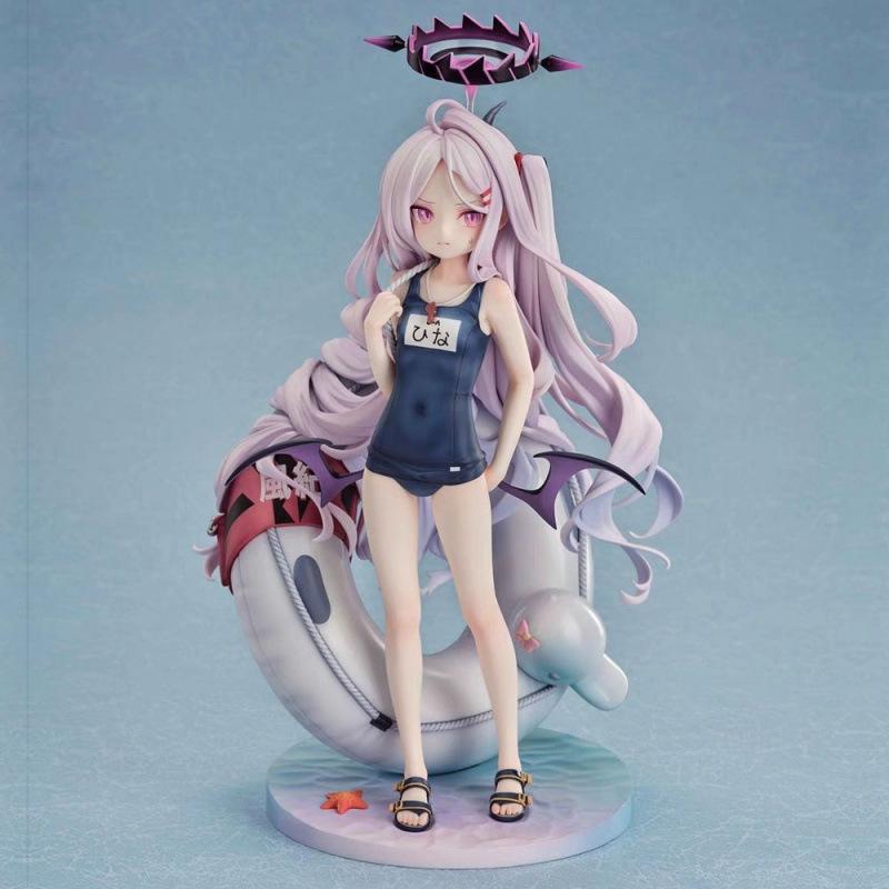 Karasaki Hina Azure Files Beautiful Girl Anime Second Dimensional Peripheral Statue Tide Play Doll Desktop Chassis Ornament
