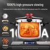 304 Stainless Steel 6L Double Handle Pressure Cooker