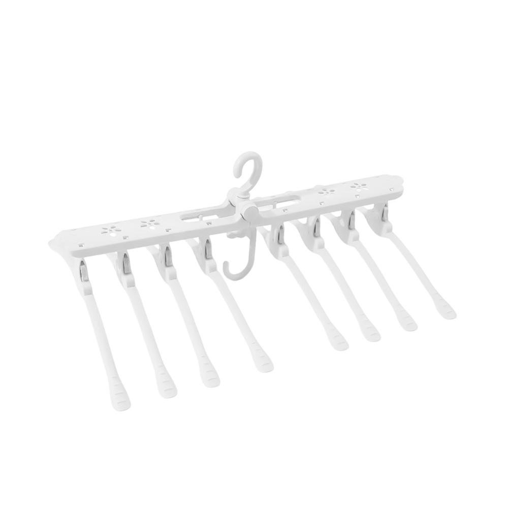 Multi-function Folding Clothes Hanger Travel Drying Rack Home Non-slip Windproof Drying Rack Shirt Storage Rack Closet Organizer