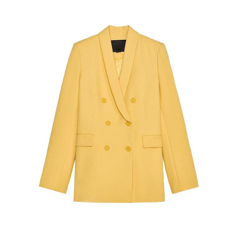 Long Sleeves Tuxedo Collar Straight Cut Suit Outwear 2665797 Textured Trousers Split Flared Pants 2661797