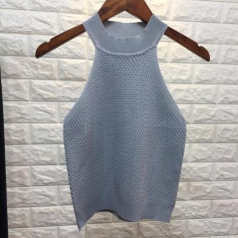 Vară Stil nou Stil coreean Mic Sexy Retro Stil coreean Colegiu Jumătate Guler Înalt Umăr Săpat Decolteu Carasol Femei La modă