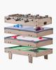 VEVOR 4-in-1 Combo Game Table Set, 32" Air Hockey Table, Multi Combination Table with Pool Billiard, Hockey, Foosball, Ping Pong