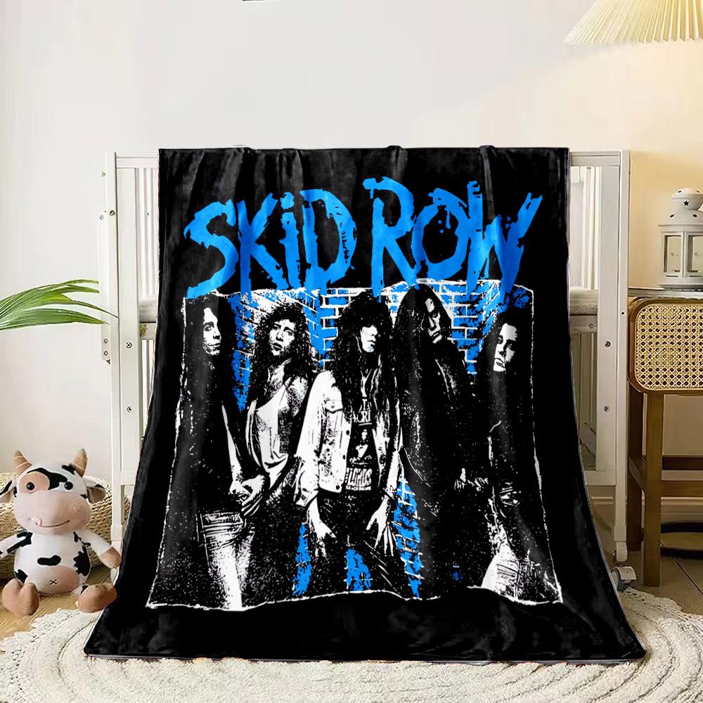 Skid Row Rock Band Blanket for all seasons blanket lunch break throw gift