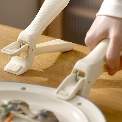 Non-Slip Anti Scalding Clip Meal Bowls Tongs Silicone Anti Scalding Holder Gripper Durable Kitchen Bowl Clip