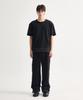 Eichijig Side Placket Cuff Wide Trousers - Black