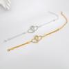 Bracelet High Quality Couple Bracelets Heart Charm Jewelry Shiny Lover Jewelry Gift For Gift Valentine'S Day Special Occasions