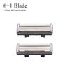 Close for Wet Replacement Blades Men's T-shaped Shaver, German-made, 6-blade, Shave, Washable/Suitable Shaving, (4-piece set)
