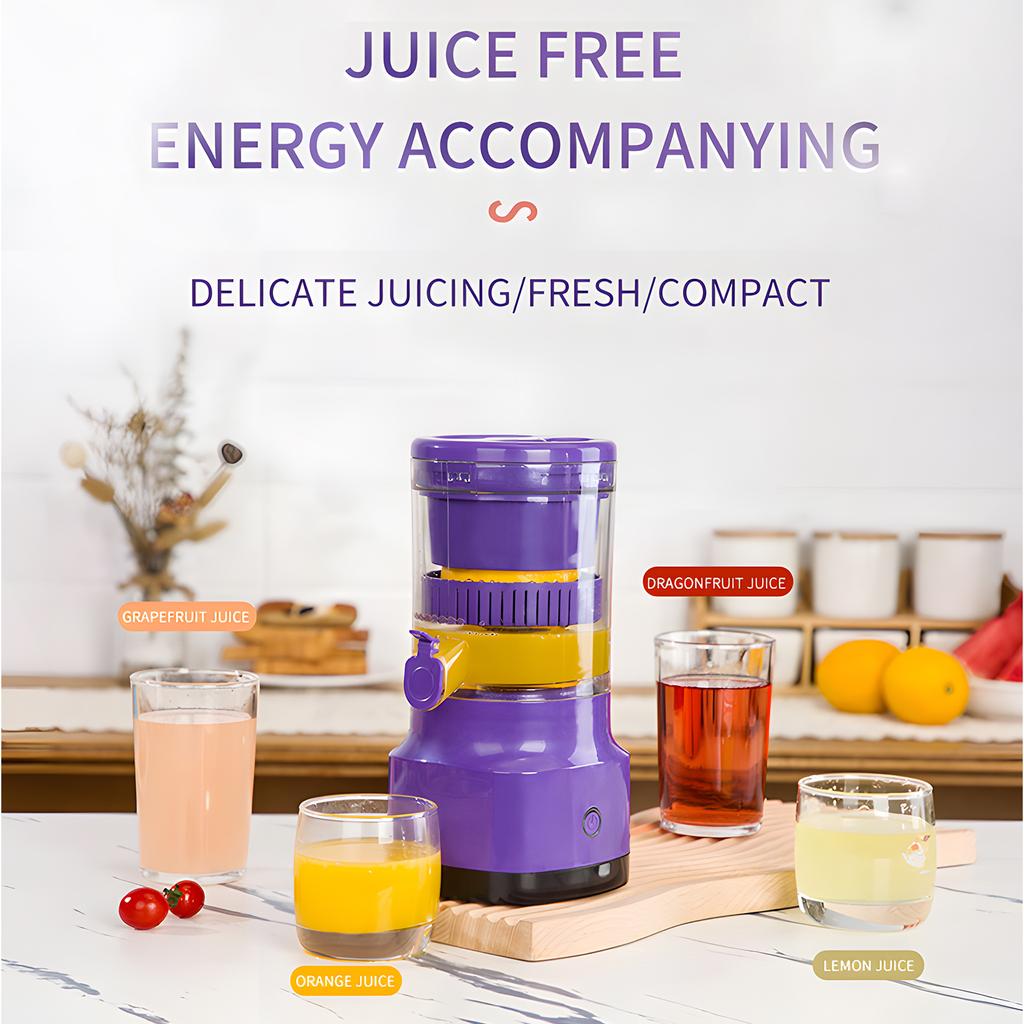 Spremiagrumi elettrico USB ricaricabile ad alta resa di succo, spremiagrumi automatico senza fili