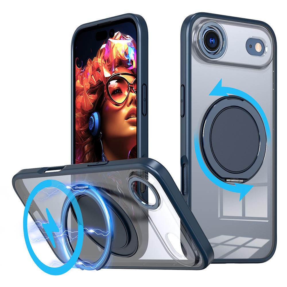 For iPhone 17 Air Case Compatible with MagSafe TPU+PC Kickstand Phone Cover