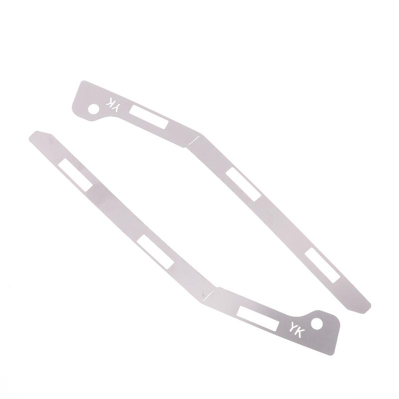 2 Piezas Hebilla de Placa Metálica Para Accord Octava Generación 2008 2013 Soporte Frontal de Parachoques Soporte de Fijación Resistente al Óxido