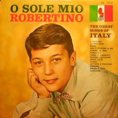 LP Record ROBERTINO, ORCHESTRA CONDUCTED BY O - O Sole Mio - The Great Songs Of Ita KR7018 KAPP 1961 Japan Pop Used