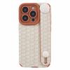 Back Shell for iPhone 15 Pro Max Cover Wristband Cloth Coated TPU Cell Phone Case
