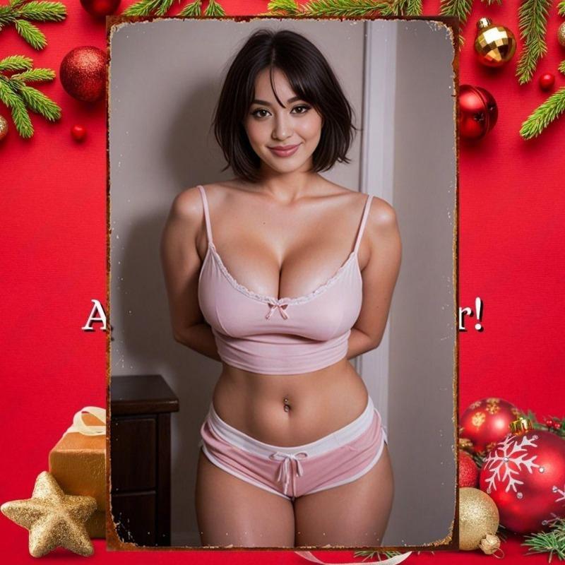 Pin-Up Girl Blechschilder, Garage Werkstatt Metalldekor 20x30cm