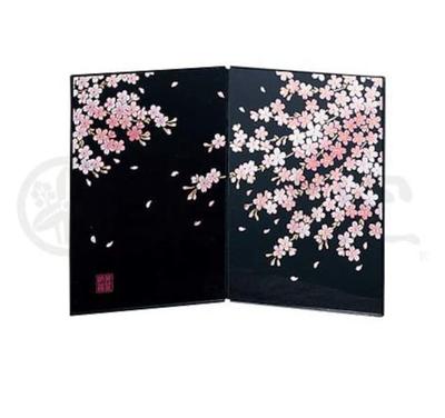 Yakusigama Maki-e Folding Screen (Cherry Blossoms, Small) [2433] Perfect for Festivals, Auspicious Celebrations, and Interior Décor