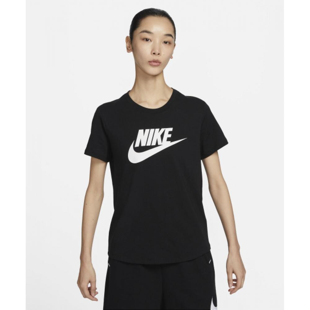 

Футболка с логотипом NIKE Sportswear Essentials W, черно-белая, DX7907 010