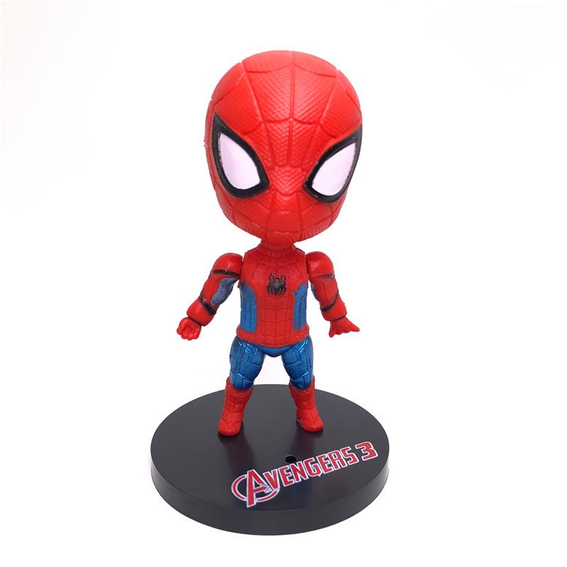 Spider-Man Cake Figurine, Cartoon Toy Baking Accessory for Boys' Birthday Desserts