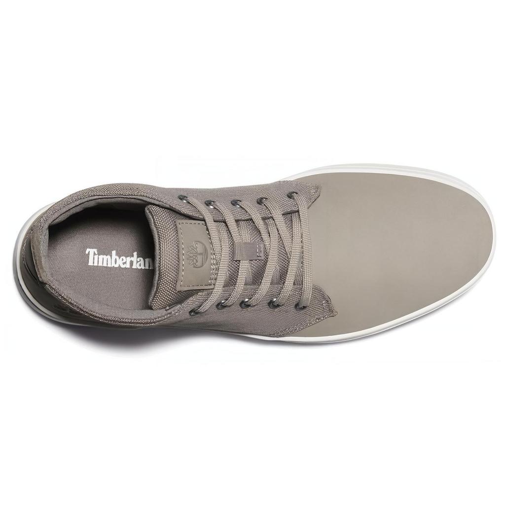 Timberland Davis Square Low Top Durable Slip Resistant Breathable Casual Sneakers Men Sneakers Gray A1SES030