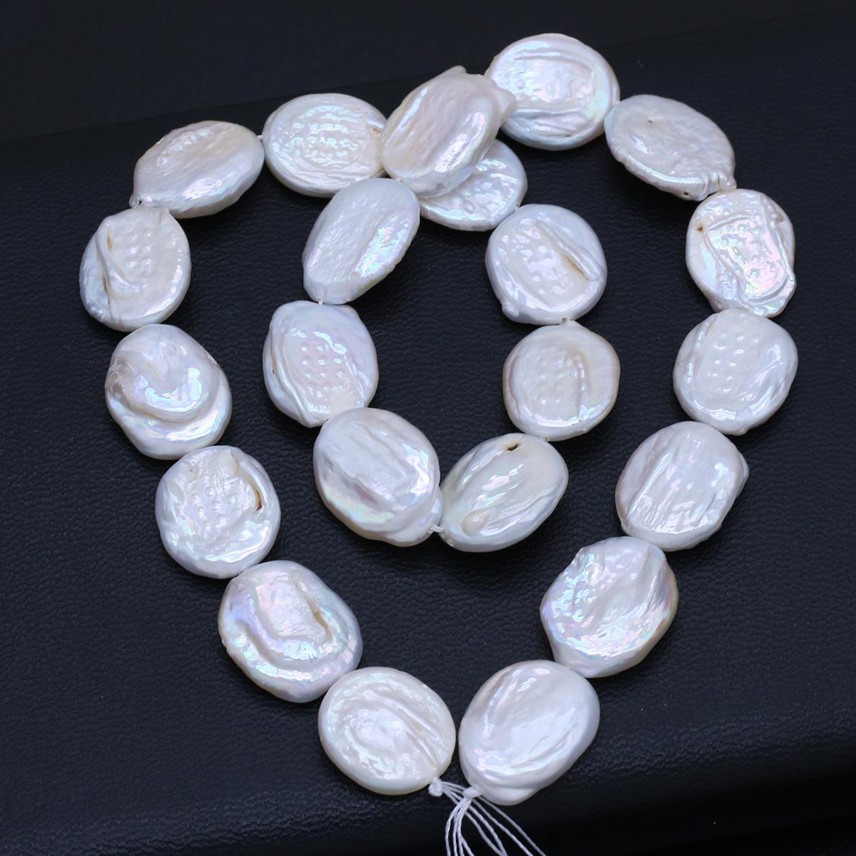 

1String, 5×20mm Baroque Natural Freshwater Oval Pearls 36cm Loose Beads for Handmade Jewelry Craft Supplies, DIY Holiday Gifts 1String/5×20mm-36cm