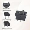 5Pcs On/Off Boat Rocker Switch, 2 Pin Position Snap, 12V/110V/250V, Mini Toggle Switch for Car, Boat, Automotive, DIY Electrical Projects, Easy