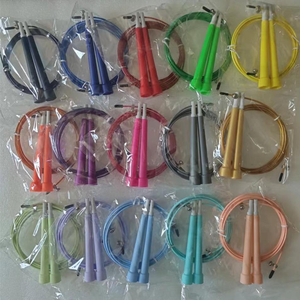 PVC Steel Wire Skipping Rope, Speed Skipping Rope for Fitness, 3 Metres Long, Competitive Skipping Rope for Children