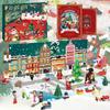 Christmas Block Building Blind Box Book Assembly Toy Puzzle Santa Xmas Gift