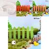 Mini Diy Wood Fence For Miniature Plant Decor And Landscape Crafts**
