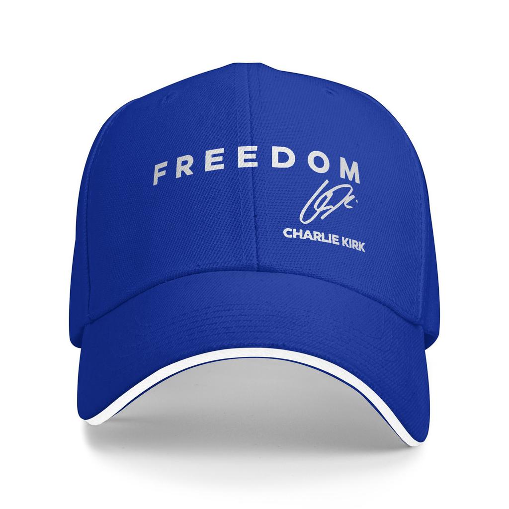 Freiheit Charlie Kirk Unterschrift Charlie Kirk Geburtstag 14. Oktober Baseballkappe Trendige Herren Hip Hop Hüte Druck Outdoor Baseballkappen