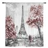 Oil Painting Street View Paris Sheer Curtains Bedroom Voile Curtain Living Room Window Sheer Curtains Kitchen Tulle Drapes