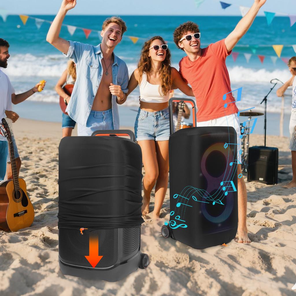 For JBL PartyBox 520 Speaker Dustproof Cover Portable Speaker Stretch Dust Case Lycra Protective Cover Speaker Accessories