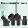 4pcs Durable Round Dust Brush & Hose Adapter for 1.25 Inch Cleaner Vacuum