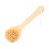 Bamboo Bristle Bathing Shower Brush Back Massage Scrubber Skin Cleaning Tool