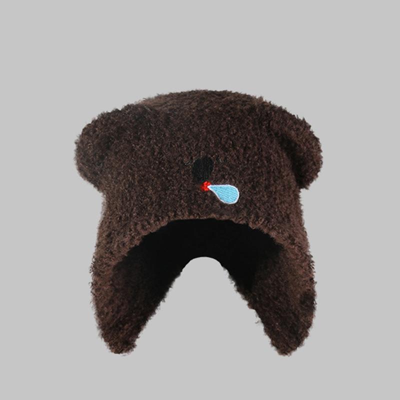 

Наушники Bear Ear, защищающие от холода, ветрозащитные зимние наушники, мягкие плюшевые наушники, шапки для отдыха на природе коричневый