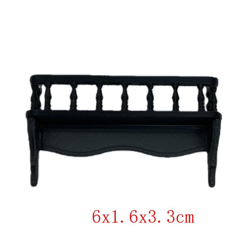 1/5 шт. Микромодель Миниатюрная модель здания Аксессуары 1: 12 Кукольный домик Симуляция Настенная полка для хранения Декорация сцены A4 S