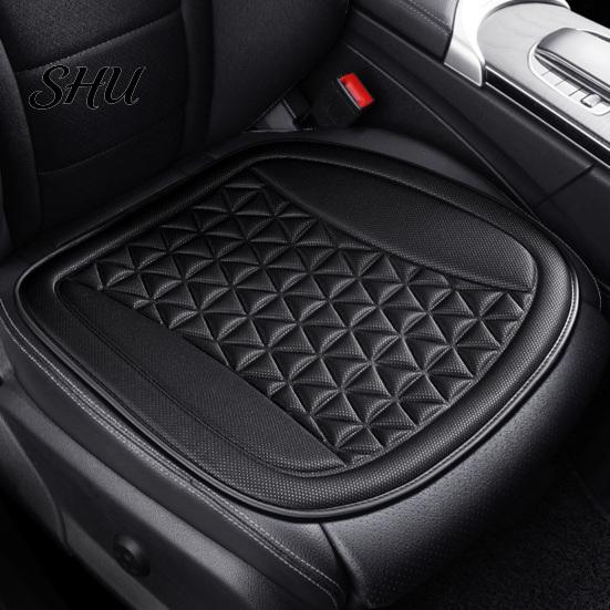 Front Seat Cushion Car Breathable Non-slip Square 3D Raised Point Four Seasons Universal Pad Comfortable Sitting Solid Color Auto Interior Mat