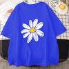 New Daisy Flower Printed T Shirt Unisex Unisex Teens Girl Fashion Hip Hop Harajuku Casual Short Sleeve Tops Daisy Lover Gift Tee Fun