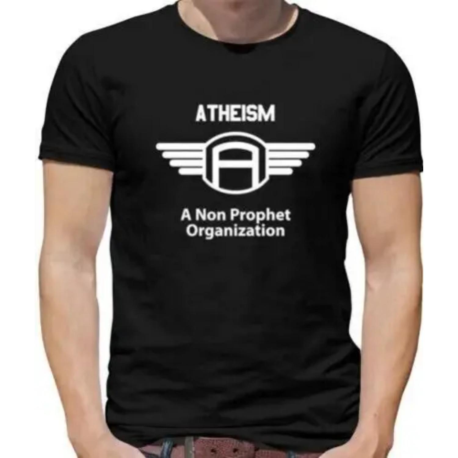Atheism Non Prophet Organisation Mens T-Shirt - Atheist - Religion - Science S