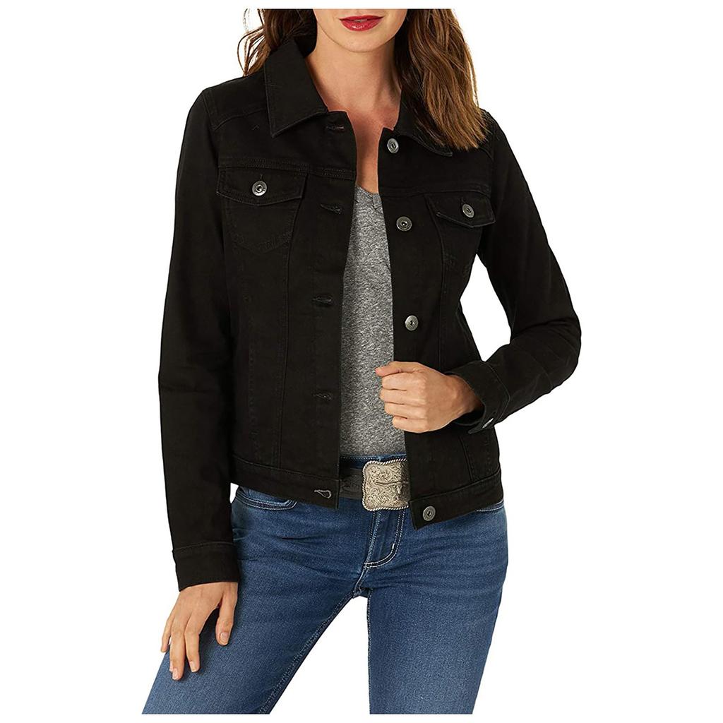 slimming jean jacket