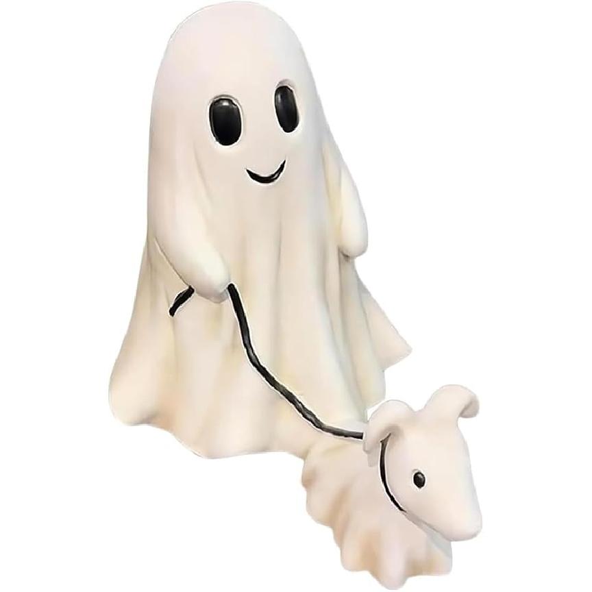 2025 New Ghosts Walking Dogs Statue Halloween Dogs Decor for Porch Or Garden
