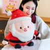 Plush Santa Claus Toy Cartoon Stuffed Animal Doll Room Decoration Kids Xmas Gift