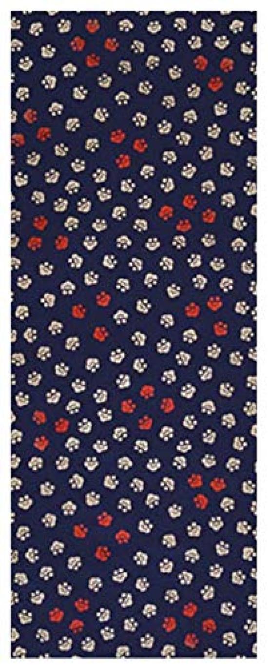 

Todaya Shoten Tenugui Hand Plum Blossom Navy Pear-dyed Towel, Pattern, Blue, 18-740