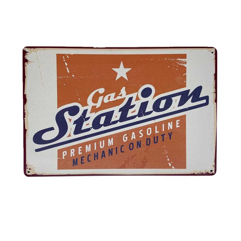 Vintage Metal Tin Sign D Plaque Garage Gas Station Living Room Mentos Home Motorcycle Wall Decor