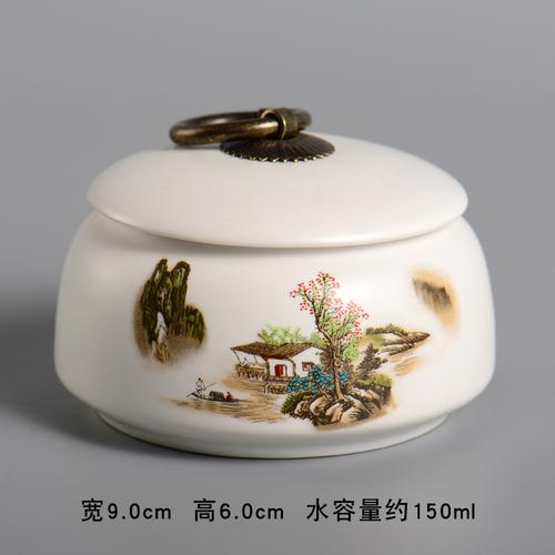 

Керамический чайный сервиз Упаковка для чая Хранение Запечатанные банки Свадебные конфеты Маленькие мини-банки для чая Украшения для чайного стола Аксессуары